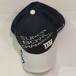 NFL Super Bowl Champions Hat - NY XLVI Blue and White